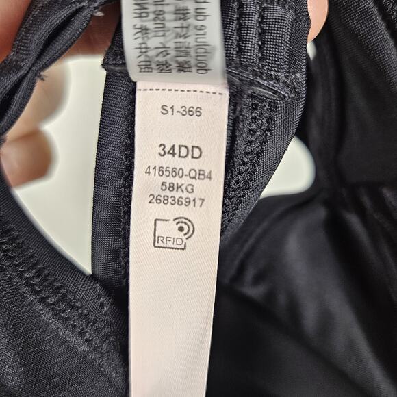 VS Archives Swim Bikini Top Victoria Secret Strappy Sided Bombshell Push Up 34DD - Picture 14 of 16